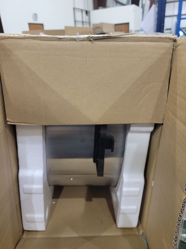 Photo 1 of 28 Quart Electric Roaster Oven with Visible & Self-Basting Lid, Large Turkey Roaster with Defrost Warm Function, Adjustable Temperature, Removable Pan Rack, Stainless Steel, Silver