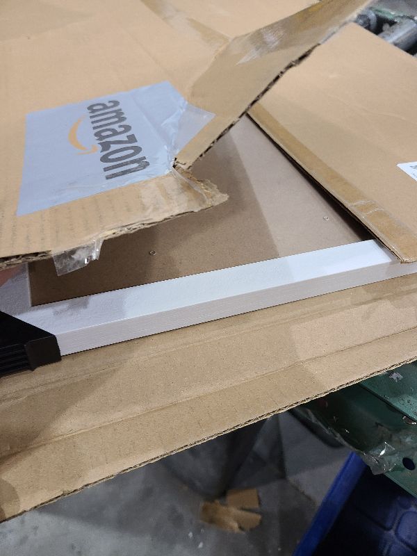 Photo 1 of 18x24 Frame Rustic White, Distressed 24x18 Picture Frame, Art Pic Hanging Poster Frame, 18 by 24 Gallery Family Concert Portrait Wall Photo Frame Anniversary/Birthday/Wedding/Thank you/Christmas Gift