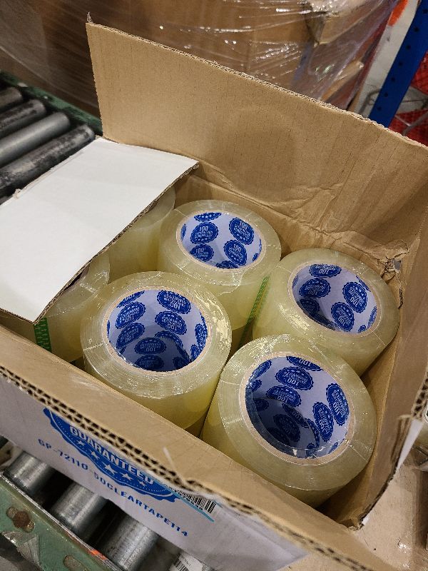 Photo 1 of 2.0 Mil Premium Packing Tape 3 inch x 110 Yards (24 Rolls) - Clear Shipping Packaging Tape, Strong Adhesive Box Tape for Moving, Sealing Packages & Shipping Boxes