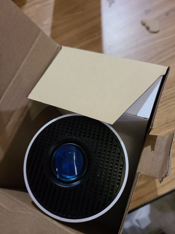 Photo 1 of [Built-in Apps & 2025 Upgraded] Mini Projector with WiFi 6 and Bluetooth 5.4 Support 4K 1080P Auto Keystone 180° Rotatable Projector Portable Compatibile with HDMI/TV Stick/Memory Stick/Laptop, White