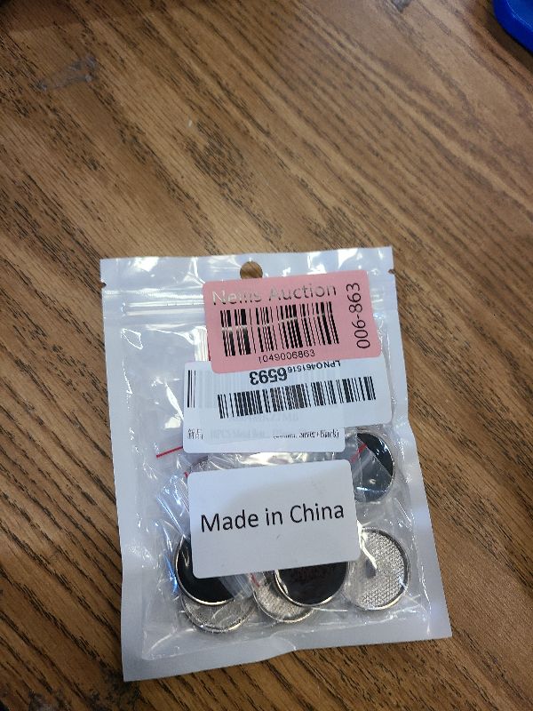 Photo 1 of 10PCS Metal Buttons Trench Coat Suit Buttons Crafts Button Decorative Buttons for Sewing DIY (25mm, Silver+Black)