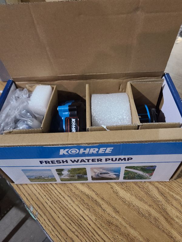 Photo 1 of 2025 Upgraded Kohree RV Fresh Water Pump 7GPM 70PSI, 12V DC Water Pump, Self-Priming, Five Chamber Diaphragm Pump with Heavy Duty Pressure Switch and Strainer for RV, Marine, Yacht, Caravan