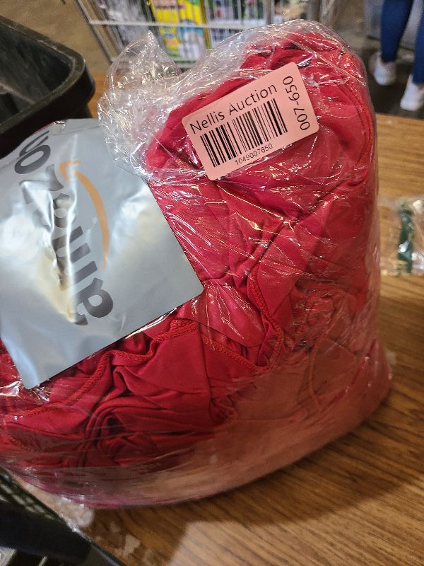 Photo 1 of 10x10ft Wrinkle Free Red Backdrop Curtain for Parties Soft Fabric Drapes Wedding Red Curtain Backdrop for Birthday Party Decorations Background for Photography 5x10ft, 2 Panels