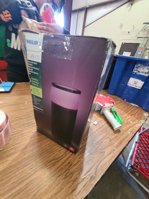 Photo 3 of Philips Hue Calla Outdoor Smart Pathway Light - White & Color Ambiance LED Walkway Lights - Low Voltage Lighting - 1 Pack - Requires Bridge and Power Supply - Control with App and Voice - Weatherproof