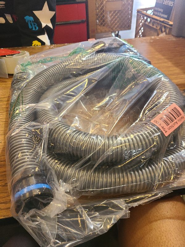 Photo 1 of 10FT Shop Vac Hose Power Tool Kit, 2-1/2" Dust Collector Hose Connection, 6 Expanded Multi-Brand Vacuum Hose Adapters, for Home & Shop Vacuum System, for Shop Vacuums, Table Saw, Sander, and More