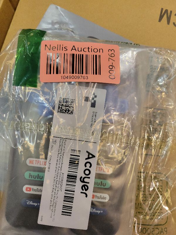 Photo 1 of (Pack of 2) Replacement Remote Control Only for Roku TV, Compatible for TCL Roku/Hisense Roku/Onn Roku/Sharp Roku/Element Roku/Westinghouse Roku/Philips Roku Smart TVs (Not for Roku Stick and Box)