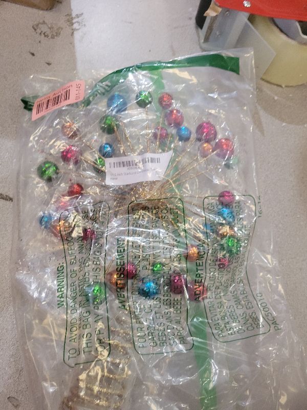 Photo 1 of 11.5 Inch Starburst Christmas Tree Topper