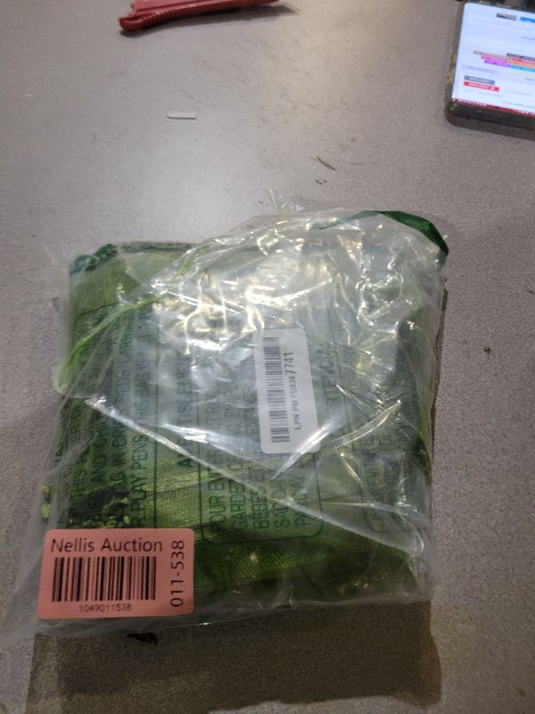 Photo 1 of 100Pcs Fruit Protection Bags, 4×6inch Fruit Netting Bags for Fruit Trees, Green Fruit Netting Cover Drawstring Mesh Bags Pest Barrier for Strawberry Blueberry Small Fruit