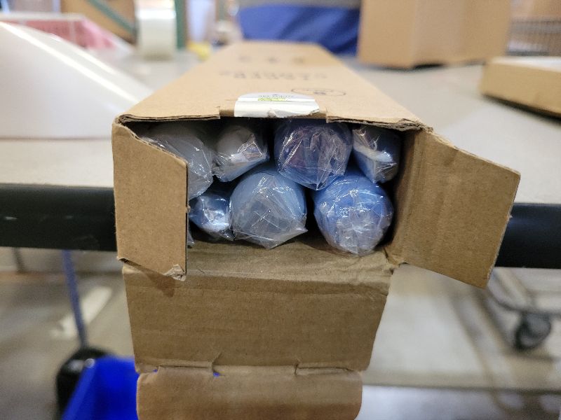 Photo 1 of 12 Inch Long Taper Candles for Hanukkah Home Decoration, 8 Pack Blue and White Tall Candlesticks for Dinner Party Wedding Holiday Decor