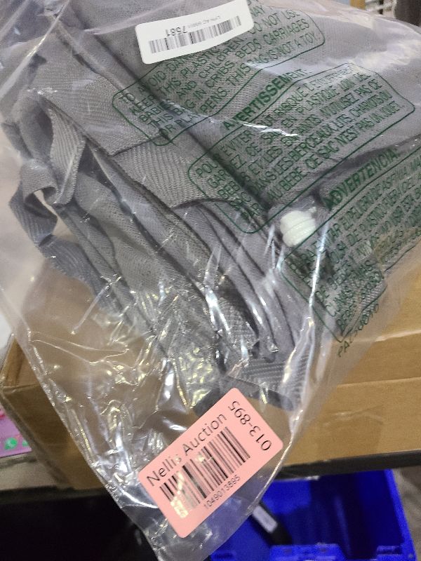 Photo 1 of 105L Extra Large Storage Bags for Blankets, King Comforters, Bedding, Clothes, Pillows, Sheets - Closet Organizers and Storage with 4 Handles & Clear Window, Foldable & Breathable (Grey, 3pack)