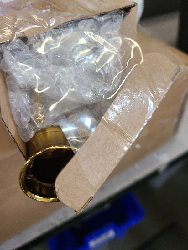 Photo 1 of 2 Sets(6 Pcs) Brass Gold Metal Taper Candle Holders Candlestick Holders, Vintage Modern Decorative Centerpiece Candlestick Holders for Table Mantel Wedding Housewarming Gift