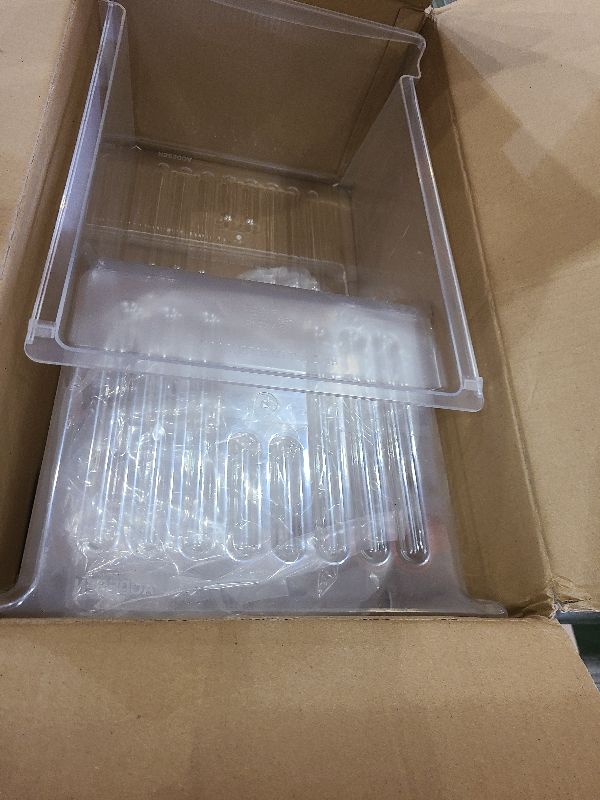 Photo 1 of [2 PACK] Upgraded 240337103 Refrigerator Crisper Drawers Bins Compatible with Frigidaire Kenmore, Frigidaire Drawer Replacement for 240337100 AP2115741 240323007, Food-grade Materials