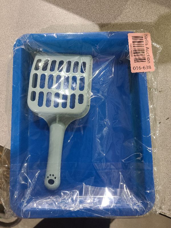 Photo 1 of 3 Pcs Kitten Litter Box,9.6"*7.2''*0.9'' Plastic Portable Small Litter Pan Low Entry Waterproof Bunny Cat Litter Box,Multi Color Nonstick Litter Tray Travel Toilet for Small Pet Guinea Pig Rabbit