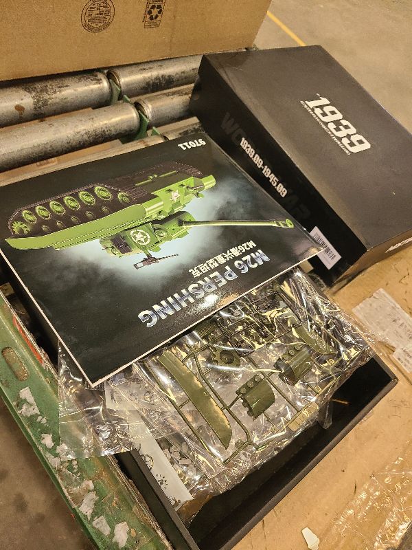 Photo 1 of 1703-Piece WW2 Army Tank Building Blocks Sets for Adults Compatible with Lego, Create a M26 Pershing Tank Model kit to Build and Display, Collectible Gift Ideal for Military Fans