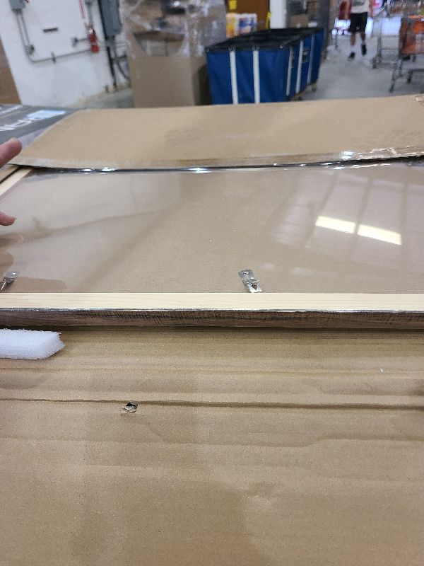 Photo 1 of 24x24 Wood Frame Brown, Rustic Natural Wooden 24x24in Poster Picture Frame, Distressed 24 x 24inch Woodgrain Gallery Photo Frame with HD Plexiglass, Horizontal Vertical Wall Mounting Display 1pcs