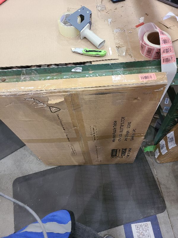 Photo 1 of 1500 Pieces Tilting & Rotating Puzzle Board, with Non-Slip Tabletop & Protective Cover, Sort-Wise Colorful Felt Drawers, Portable Wooden Jigsaw Puzzle Table for Adults, Birthday Gifts for Mom