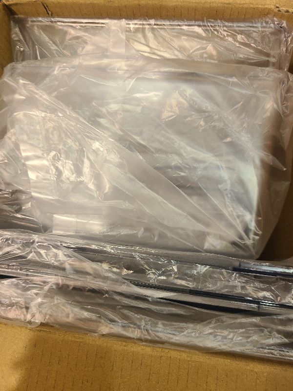 Photo 1 of 2 Pack Stackable Storage Drawers,Plastic Organizers Bins, Drawers Storage with Handles and Movable Dividers for Organization and Storage in Fridge,Bathroom, Pantry, Kitchen Cabinets, Under Sink