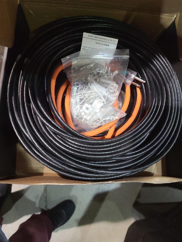 Photo 1 of 150FT?3FT-200FT? Pipe Heating Cable for Pipe Freeze Protection, Heat Cable for Water Pipes(Metal and Plastic), Pipe Heat Tape Keeps Water Flowing at -40°F 5w/ft, 120V Plumbing fixture