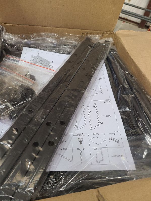 Photo 1 of Refrze Shoe Rack for Front Door Entrance, 4 Tier Height-Adjustable Metal Shoe Rack, Sturdy Wooden Top and Tiltable Steel Frame Heavy Duty Shoe Organizer for Bathroom,Bedroom,Kitchen?Include Hook