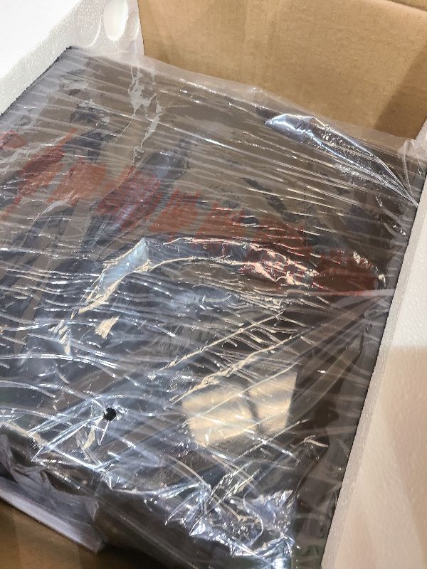 Photo 1 of 10 in 1 Vinyl Record Player 3 Speed Bluetooth Vintage Automatic Turntable CD Cassette Player AM/FM Radio USB Recorder Aux-in RCA Line-Out (Black)