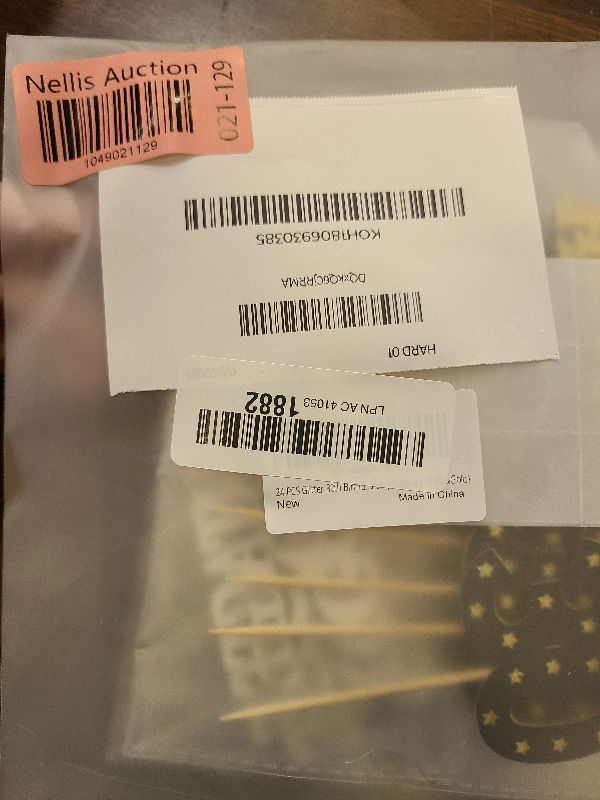 Photo 1 of 24 PCS Glitter 30th Birthday Cupcake Toppers for Celebrating Thirty Years Old Birthday Party Decorations for 30th Anniversary Party Supplies (Black&Gold)