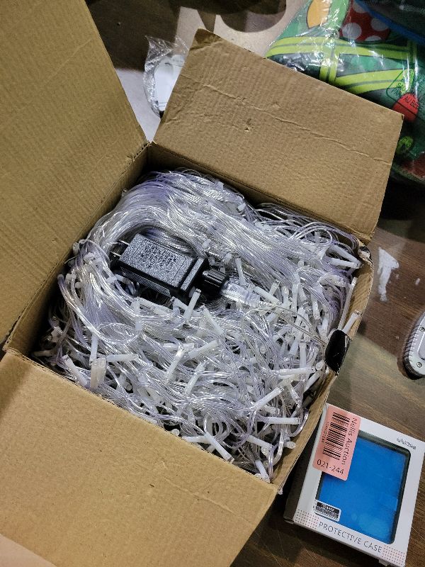 Photo 1 of 132ft Icicle Lights for Outside, 1280 LED White Christmas Lights Outdoor with 240 Twinkle Drops, 8 Modes Plug in Waterproof Timer Memory for Tree Wedding Party House Patio Eave Yard Holiday Decoration