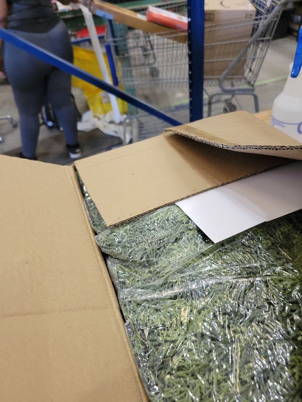 Photo 1 of 2 Pcs 9 Feet Christmas Cedar Garland - Thick & Lush Realistic Artificial Green Faux Cedar Pine Needles Garland for Christmas Winter Home Mantel Fireplace Holiday Party Decor