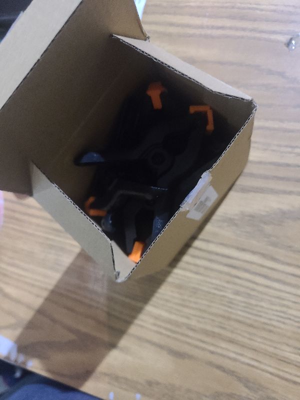 Photo 1 of 12 Pack Plastic Spring Clamps, 3.5inch Small Heavy Duty Clips for Crafts, Backdrop Stand, Woodworking, Photography Studios (Black)