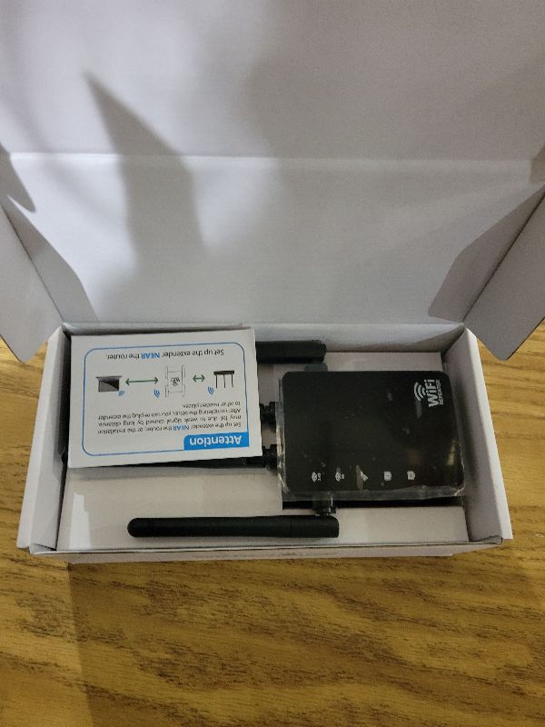 Photo 1 of 12880 Sq.Ft Range WiFi Extender Signal Booster Dual Band 5GHz/2.4GHz, 105-Device Compatibility, Simple Installation, WiFi Extender