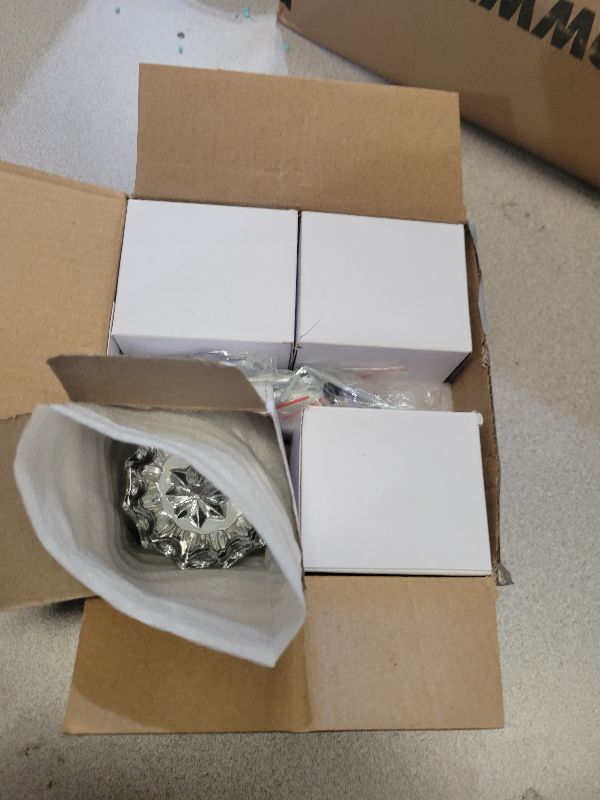 Photo 1 of 2 Pack Glass Door Knobs Interior Mortise Lock Replacement Set with Spindle, Vintage Crystal Door Knobs for Replacing Broken Old Antique Lock Sets on Interior Door, Antique Brass Finish