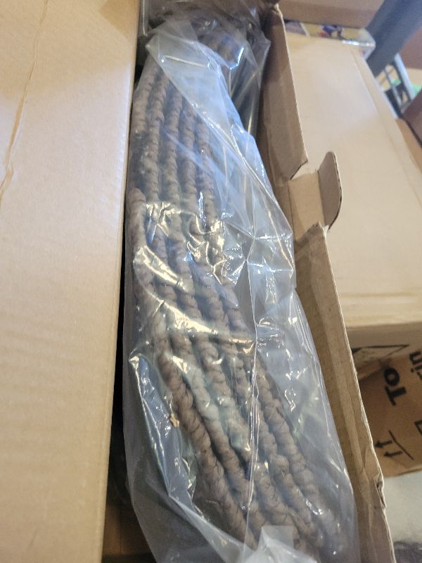 Photo 1 of 28in Christmas Tree Collar - Wicker Woven Tree Collars for Artificial Trees - Handmade Rattan Rustic Farmhouse Basket for Tree Base Cover with Cord Cut-Out for 6ft 7.5ft 8ft Trees (Brown)