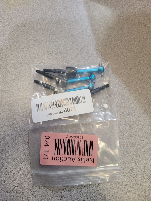 Photo 1 of 4Pcs Vgoohobby CVD Drive Shaft Front & Rear Driveshaft Dogbone Joint Compatible with Tamiya TT01 TT02 1/10 RC Car (Blue)