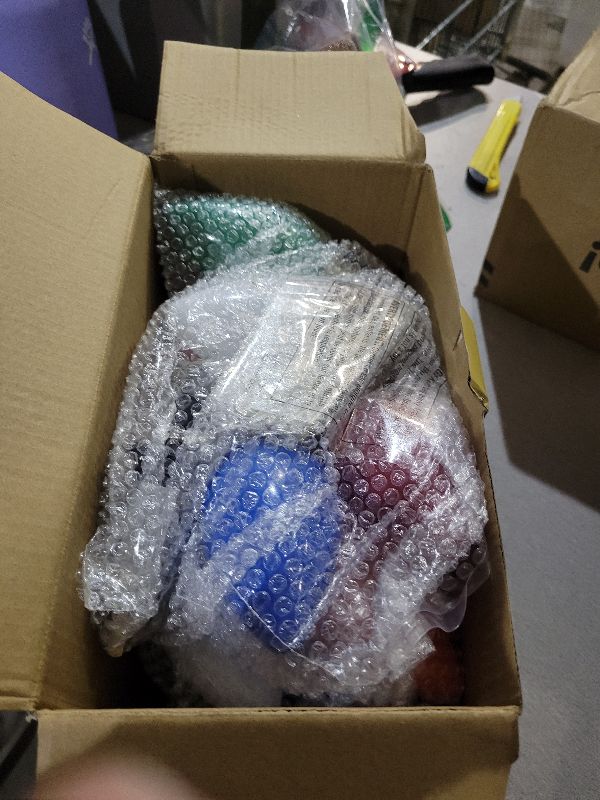 Photo 1 of 10 Pack Large C9 Christmas Decorations Outdoor, Waterproof C9 Christmas Lights Plug in with 2 Modes and Timer, Pathway Light for Party Indoor Courtyard Patio Lawn Garden Xmas Decoration (Multicolor)