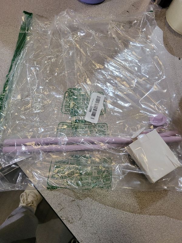 Photo 1 of 2 Pack Reusable Silicone Straws with Cover, Bite-Safe, 12”Long Collapsible Drinking Straws for Stanley Owala Cups, Tumblers & Travel – Trim to Fit Any Cup (Purple)