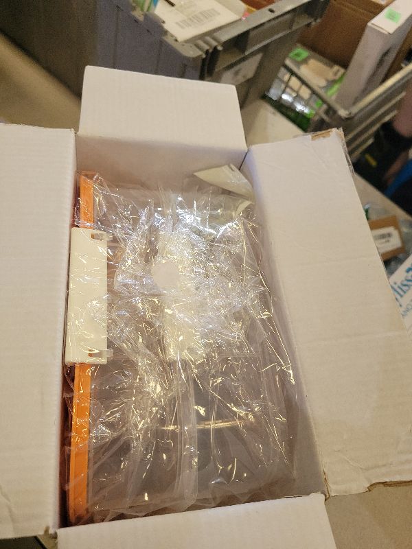 Photo 1 of 2 Layer Deviled Egg Containers with Lid, 36 Slots Deviled Egg Tray Carrier with Handle and Injector Piping Tool, Fridge Stackable Portable Clear Storage Egg Platter for Party Picnic Travel (Orange)