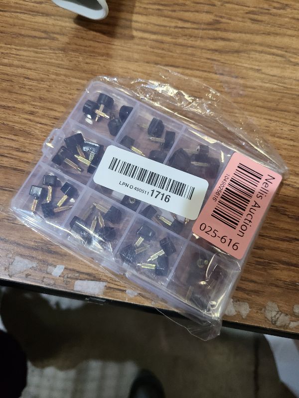 Photo 1 of 24 Pairs High Heel Tips Shoes Replacement Tap Caps,6 Size,8,/9/10/11/12/12.5mm,U-Shape, Black