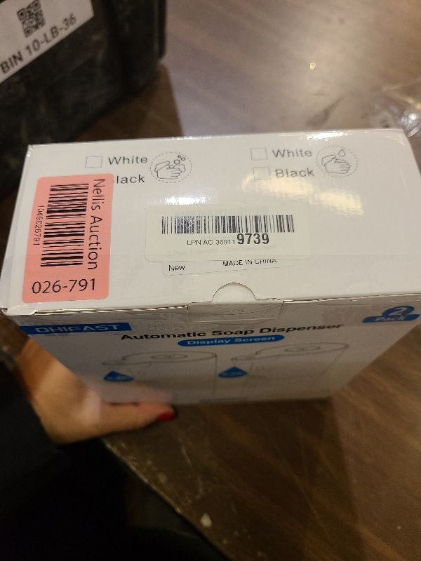 Photo 1 of 2 Pack Automatic Liquid Soap Dispenser Touchless, USB Rechargeable Smart Hand Soap Dispenser, 6-Level Adjustable, 12.8oz/380mL Wall Mount for Bathroom Kitchen Dish Soap