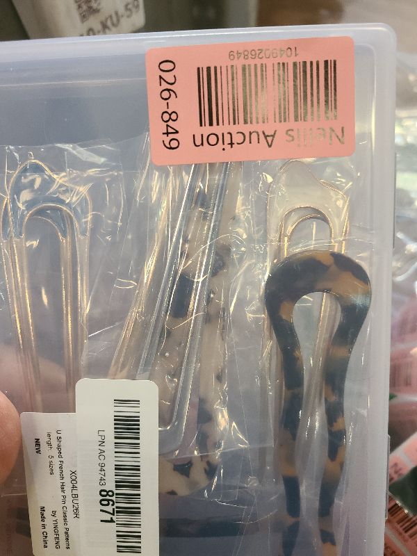 Photo 1 of 14 PCS U Shaped French Hair Pin Classic Patterns, YINGFENG Metal Hair Pins French Pin Vintage U Shaped Fork Bobby Pins, for Girls Women Bun Accessories