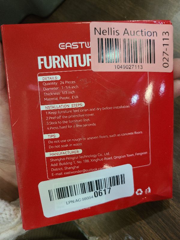 View 2 of 1-1/4" Furniture Sliders for Carpet & Hardwood Floors, 24PCS Furniture Pads for Quickly and Easily Move Any Item and Protect The Floor