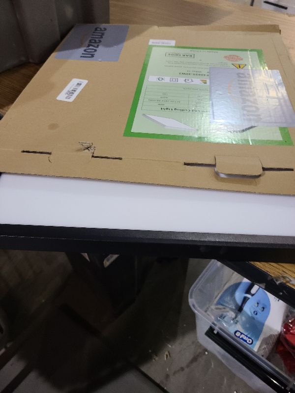 Photo 1 of 16 Inch Square LED Flush Mount Ceiling Light, 36W 3600LM, 3000K/4000K/6000K CCT Selectable,Black Super Slim Low Profile Ceiling Light Firxtue for Bedroom/Kitchen/Living room/Dinning room/Hallway