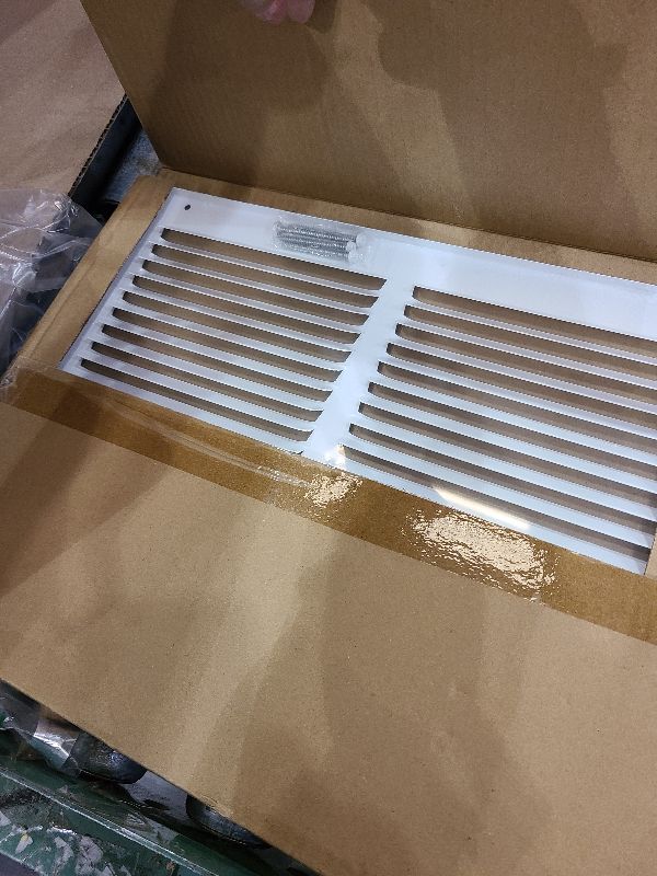 Photo 1 of 14 x 10 Vent Cover (Duct Opening Size), Air Return Vent Cover, AC Vent Cover, Cold Air Return Vent Cover, Flat Return Air Grilles, Outer Dimensions:15.75"W x 11.75"H (14"W x 10"H, Duct Opening)