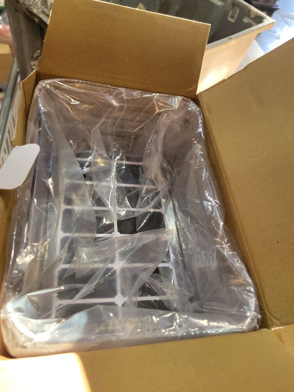 Photo 1 of 12 PACK Multi-Use Clear Plastic Storage Bins for Organizing w/ Labels - Home, Kitchen, Bathroom, Office, Pantry Cabinet Shelf Organizer Bins - SOHO Collection, RV, Fridge Organization Containers