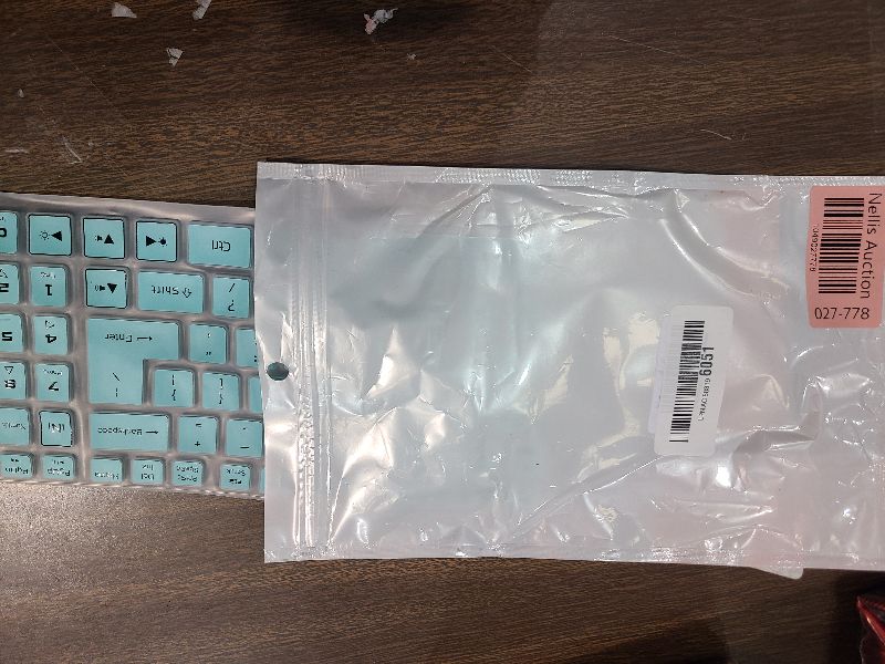 Photo 1 of 2PCS Keyboard Cover for Acer Nitro 5, Nitro 16 AN16-51/41, Nitro 17 AN17-51/41, Predator Helios 16 18 PH16-71 PH18-71, Predator Helios 300 PH315-55/54/53 PH317-53/54, Nitro 5 AN515-58/57/56/55//45/44