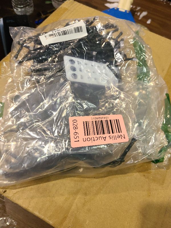 Photo 1 of 100 LED Battery Operated Warm White to Multicolor Color Changing Christmas Light Indoor Outdoor Waterproof with Timer and Remote Control String Lights 12 Modes Courtyard Bedroom Garden Camping Decor