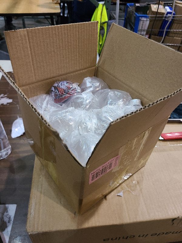 Photo 1 of 32 Pack Fillable Christmas Balls, Christmas Tree Hanging Ornaments Clear Plastic Water Bottle Bulbs Pendant Ball with Plaid Ribbon and Stickers for Xmas Home Party Decor (Big Ball)