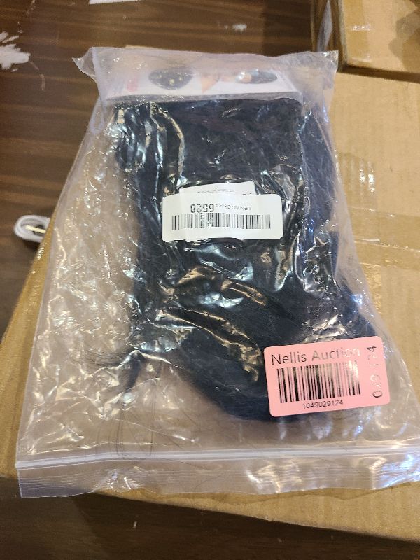 Photo 1 of 26 Inch Straight Lace Front Wigs Human Hair Wigs for Black Woman Lace Frontal Wigs Human Hair Wigs Human Hair Pre Plucked Natural Color for Daily Party Use