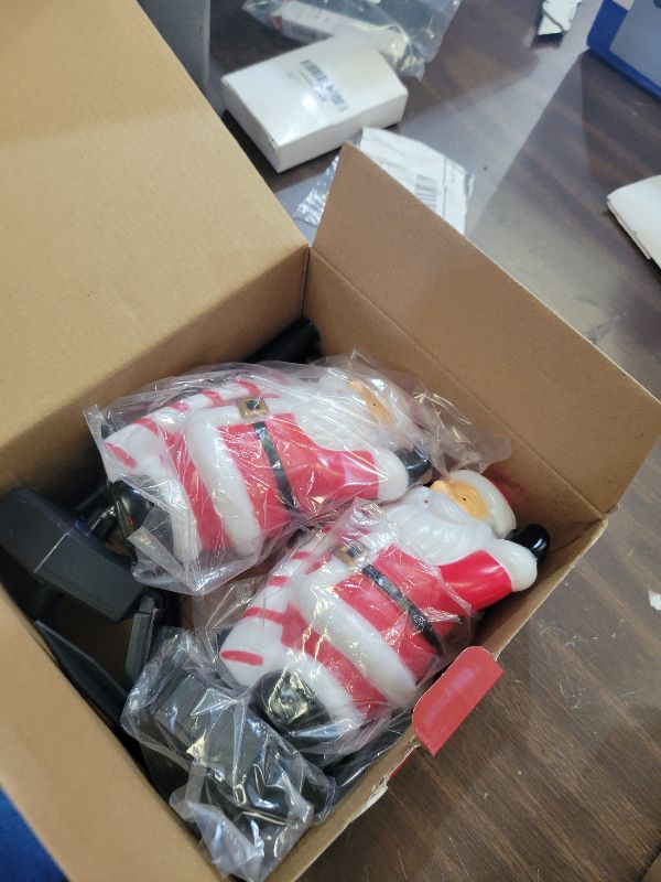 Photo 1 of 2 Packs Christmas Solar Garden Light with Santa Claus, 17.7 Inches Garden Solar Light Outdoor for Christmas Decoration, Auto ON/OFF, IP65 Waterproof, Suitable for Courtyard, Pond, Walkway Decoration