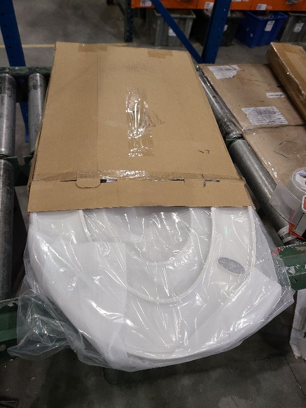 Photo 1 of 1M Family Toilet Seat, Patented Slow Close & Quick Releasing Technology, Anti-Wiggling, Easy to Install and Clean, Standard Elongated with Toddler Seat Built In (1 Piece)