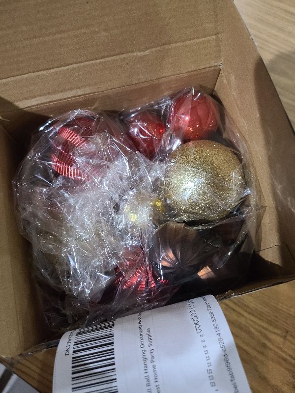 Photo 1 of 20 PCS Thanksgiving Ball Ornaments for Tree Fall Ball Hanging Ornaments Plastic Orange Brown Ball Ornaments Thanksgiving Hanging Decorations for Fall Autumn Thanksgiving Harvest Home Party Supplies