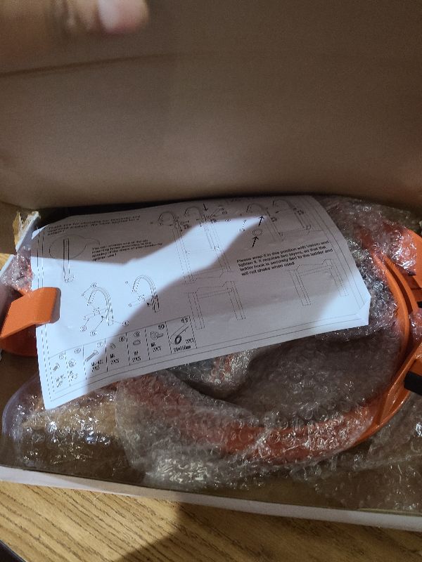 Photo 1 of 2 Pack Ladder Roof Hook with Wheel Heavy Duty Steel Ladder Stabilizer, Roof Ridge Extension, Rubber Grip T-Bar for Damage Prevention, 500 lbs Weight Ratin, Fast & Easy to Access Steep Roofs(Patent)